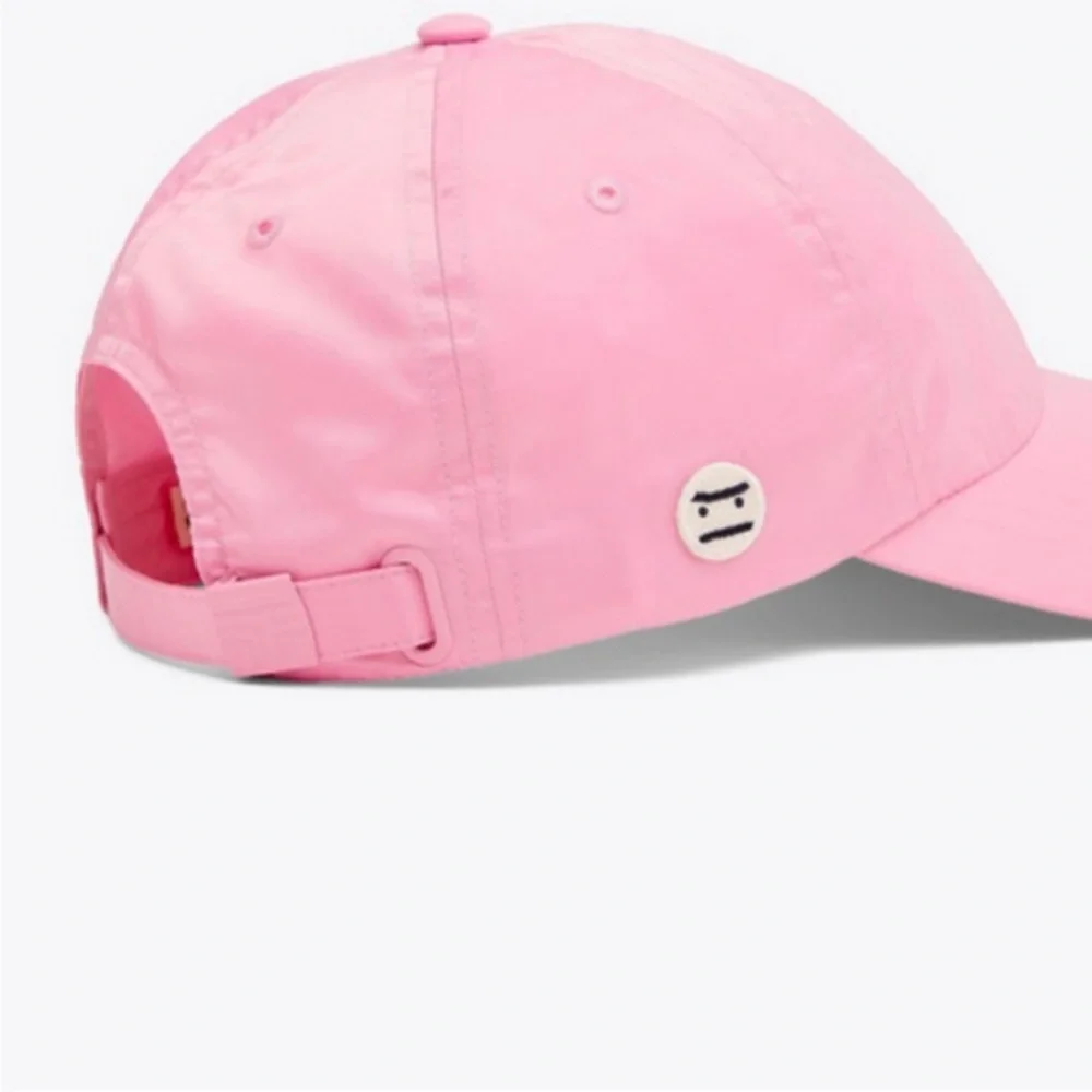 Tory Burch Sport Satin Performance Grumps Tennis Cap Pink